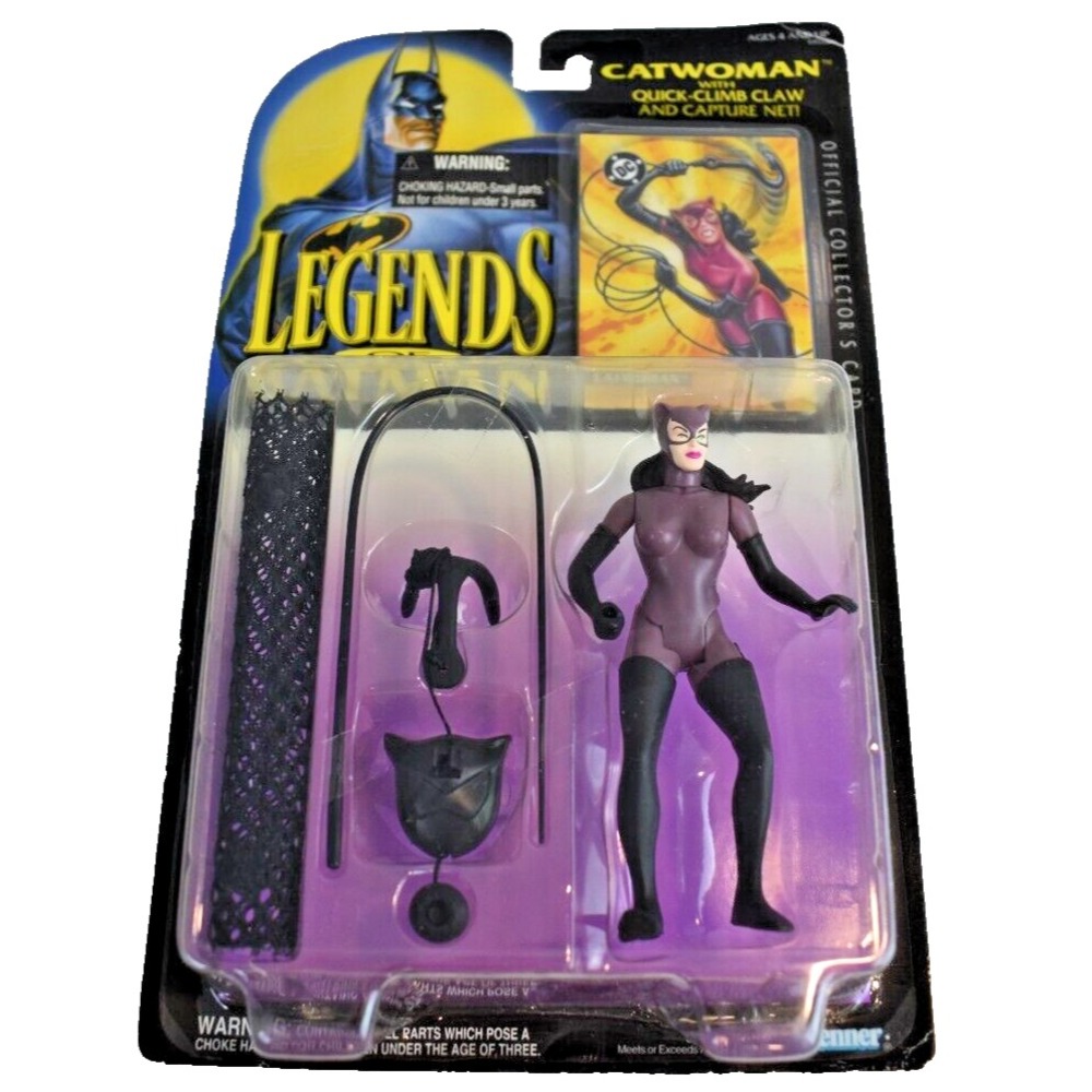 1994 Kenner Legends of Batman Catwoman with Quick-Climb Claw & Capture Net